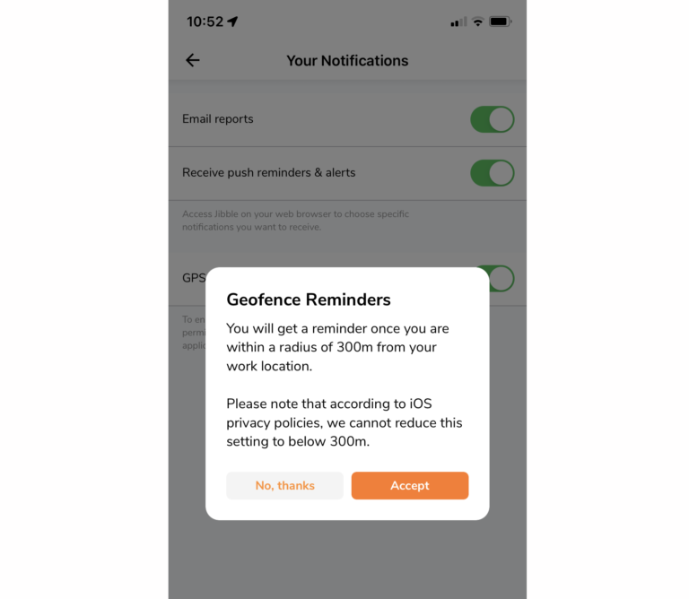 Setting GPS Reminders