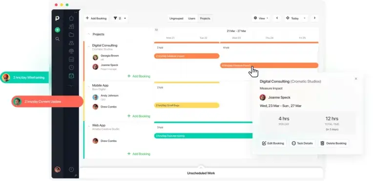 Scheduling with timeframes